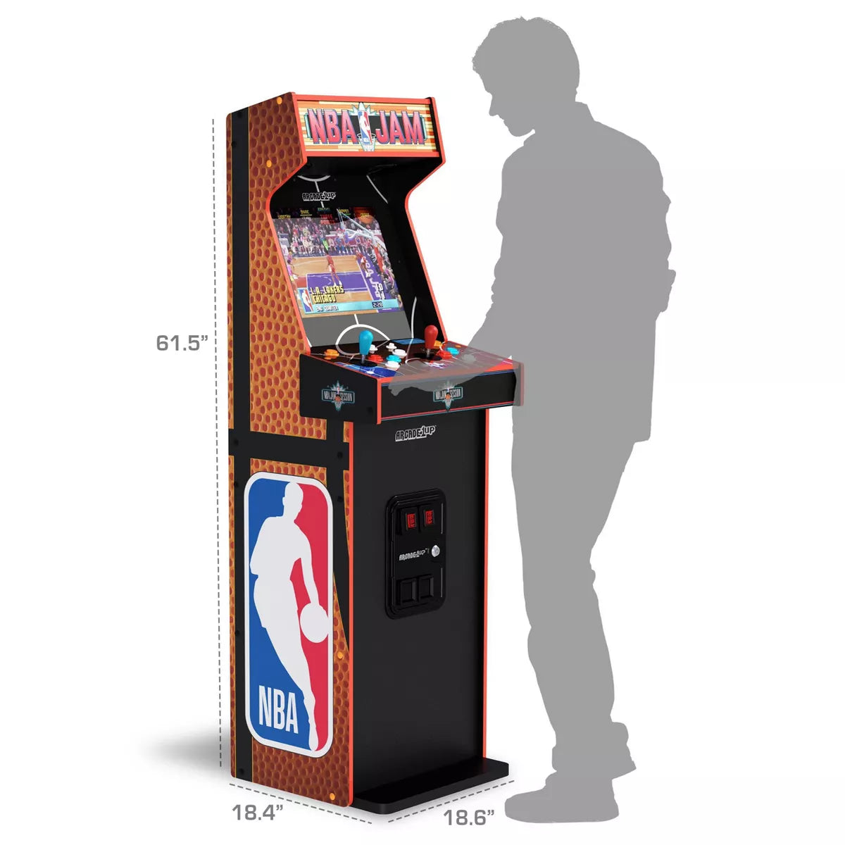 NBA Jam Deluxe 2-Player Control Panel Arcade Machine