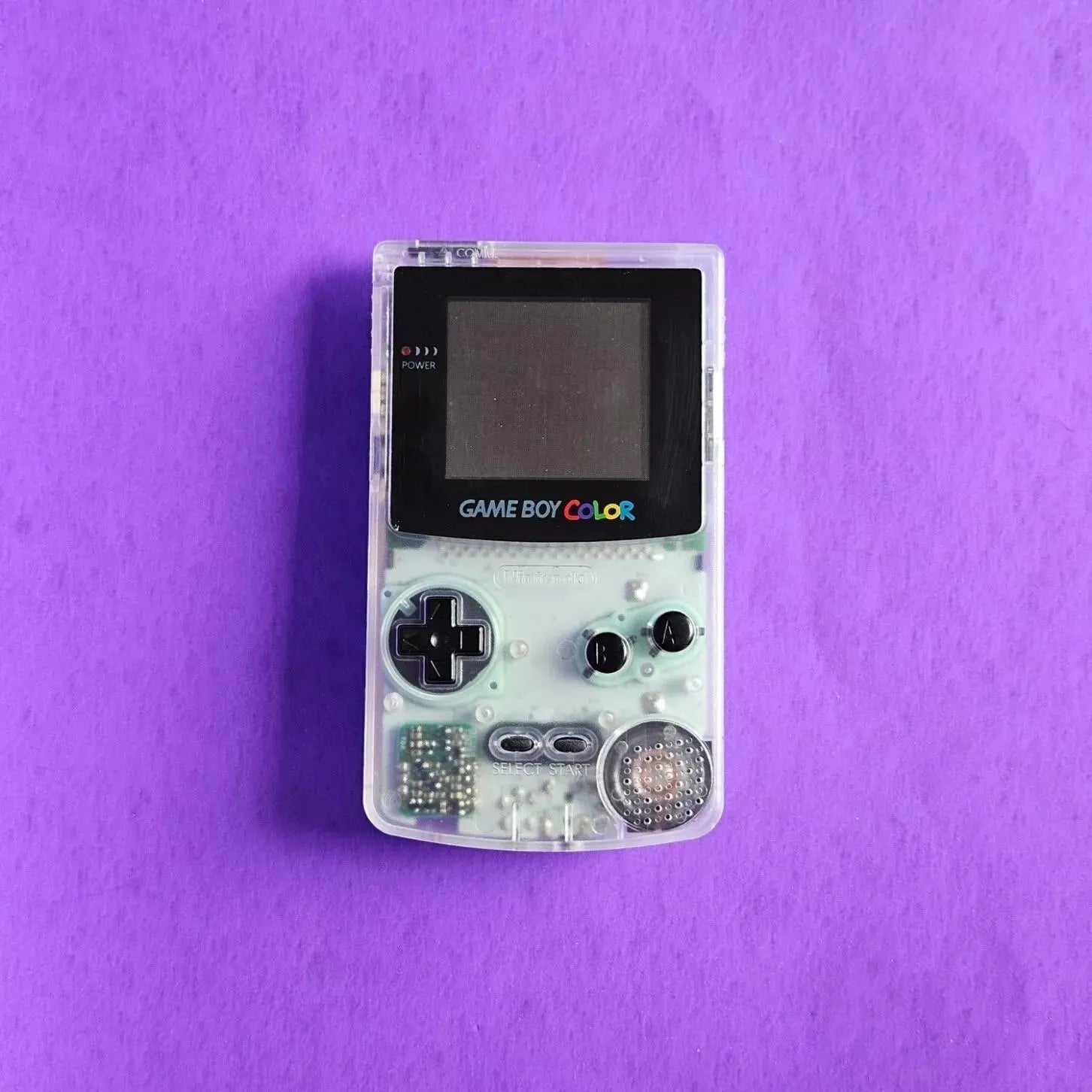 Restored Official Gameboy Color with Aftermarket Shell