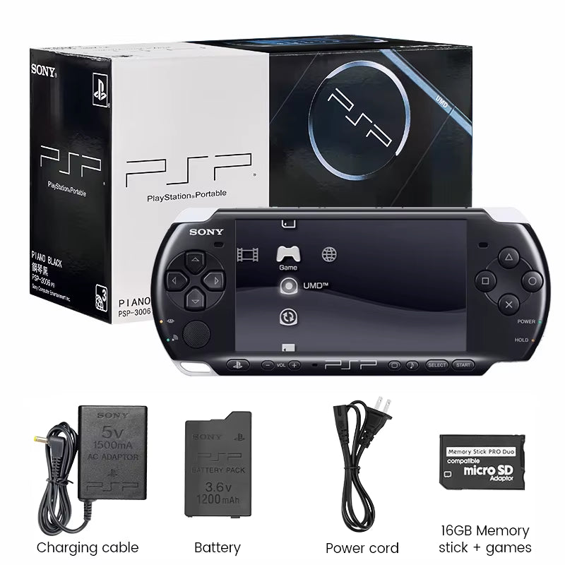 Sony Psp 3000 Original  Portable PSP 3000(PSP-3006) Sony Original Handheld Arcade Game Console (+Free Games)