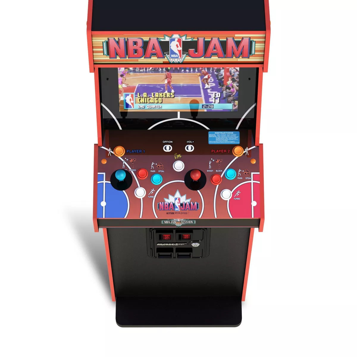 NBA Jam Deluxe 2-Player Control Panel Arcade Machine