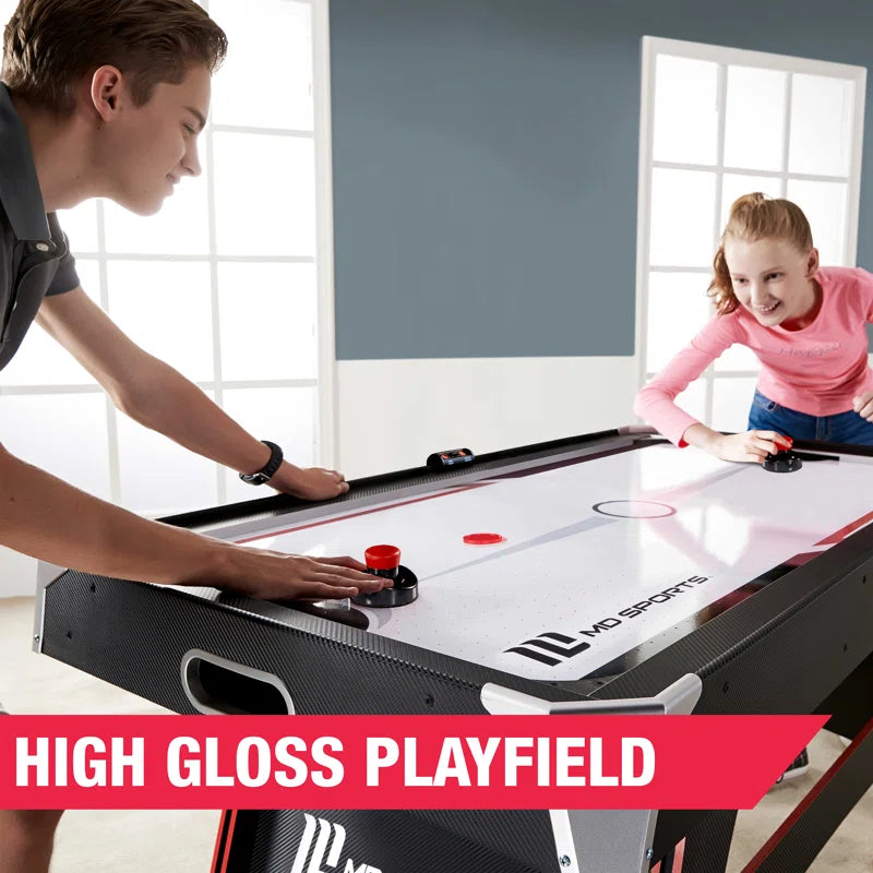 60" 2 -Player Air Hockey Table with Digital Scoreboard and Lights