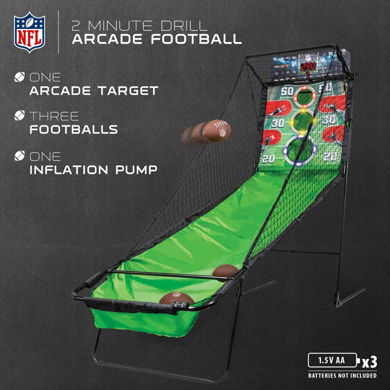 NFL 2 Minute Drill Football Game - Folding Indoor Arcade Football Game