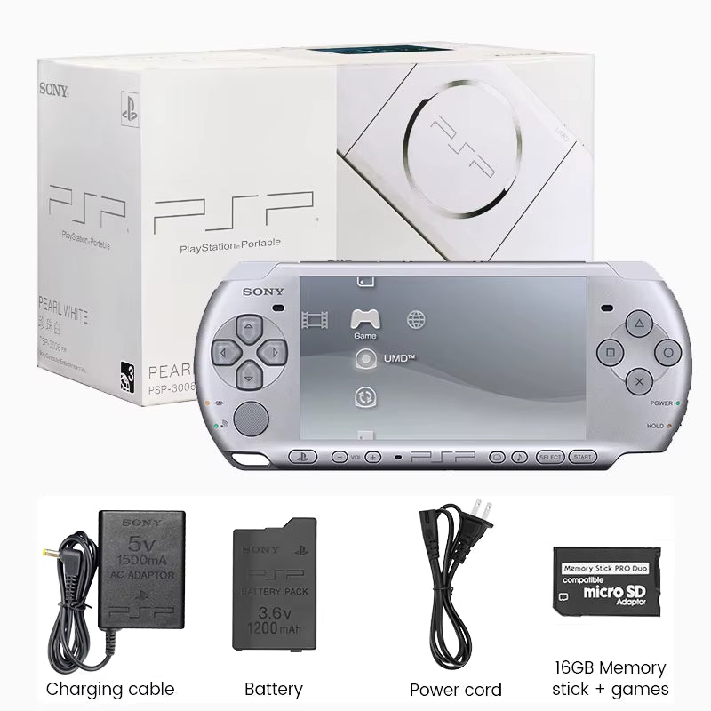Sony Psp 3000 Original  Portable PSP 3000(PSP-3006) Sony Original Handheld Arcade Game Console (+Free Games)