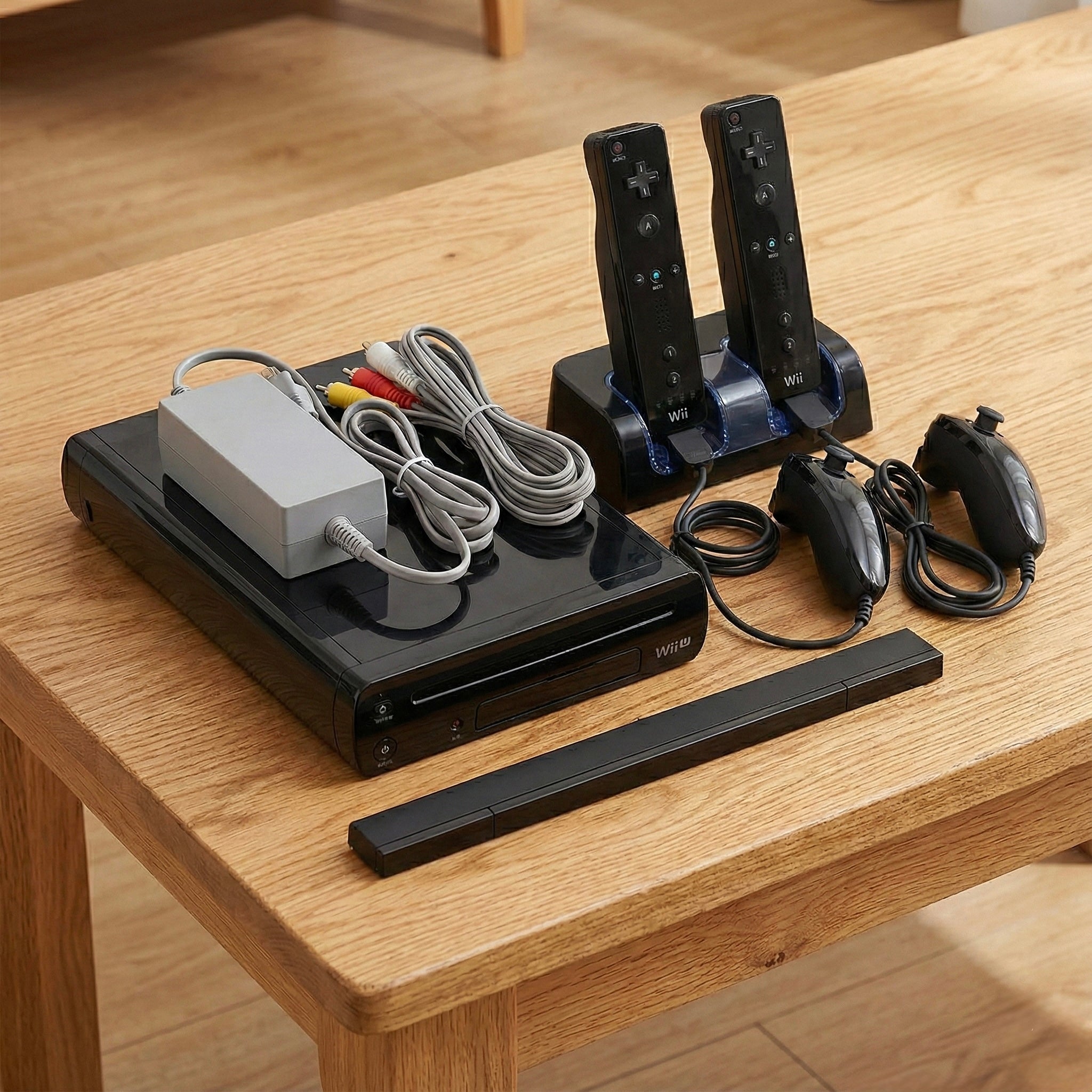 Nintendo Wii Console Black Premium + Bundle