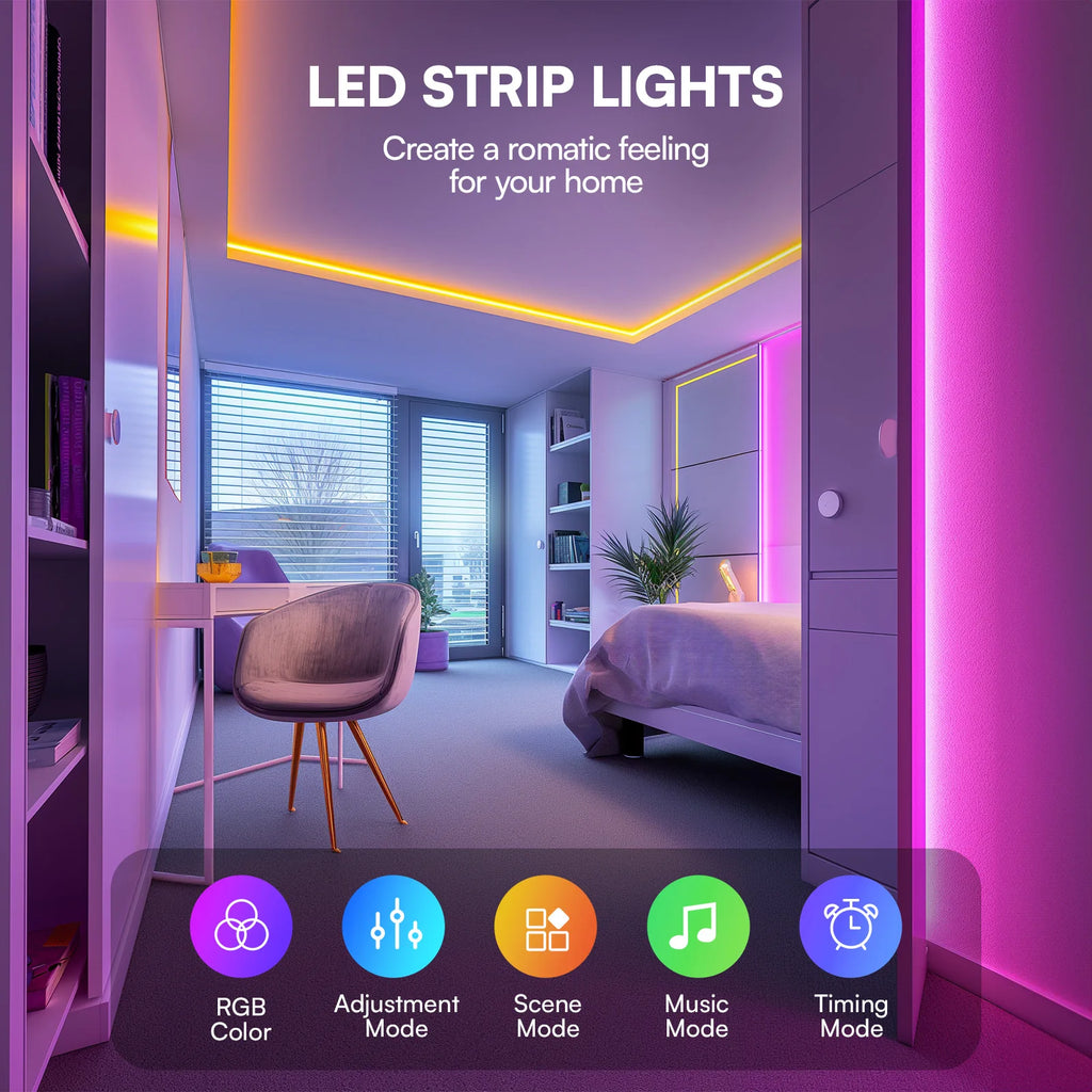 Smart RGB Led Lights for home decor