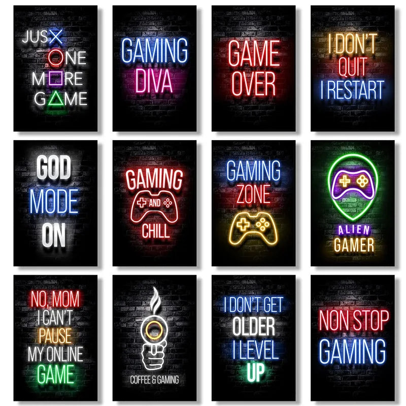 Gamer wall Canvas