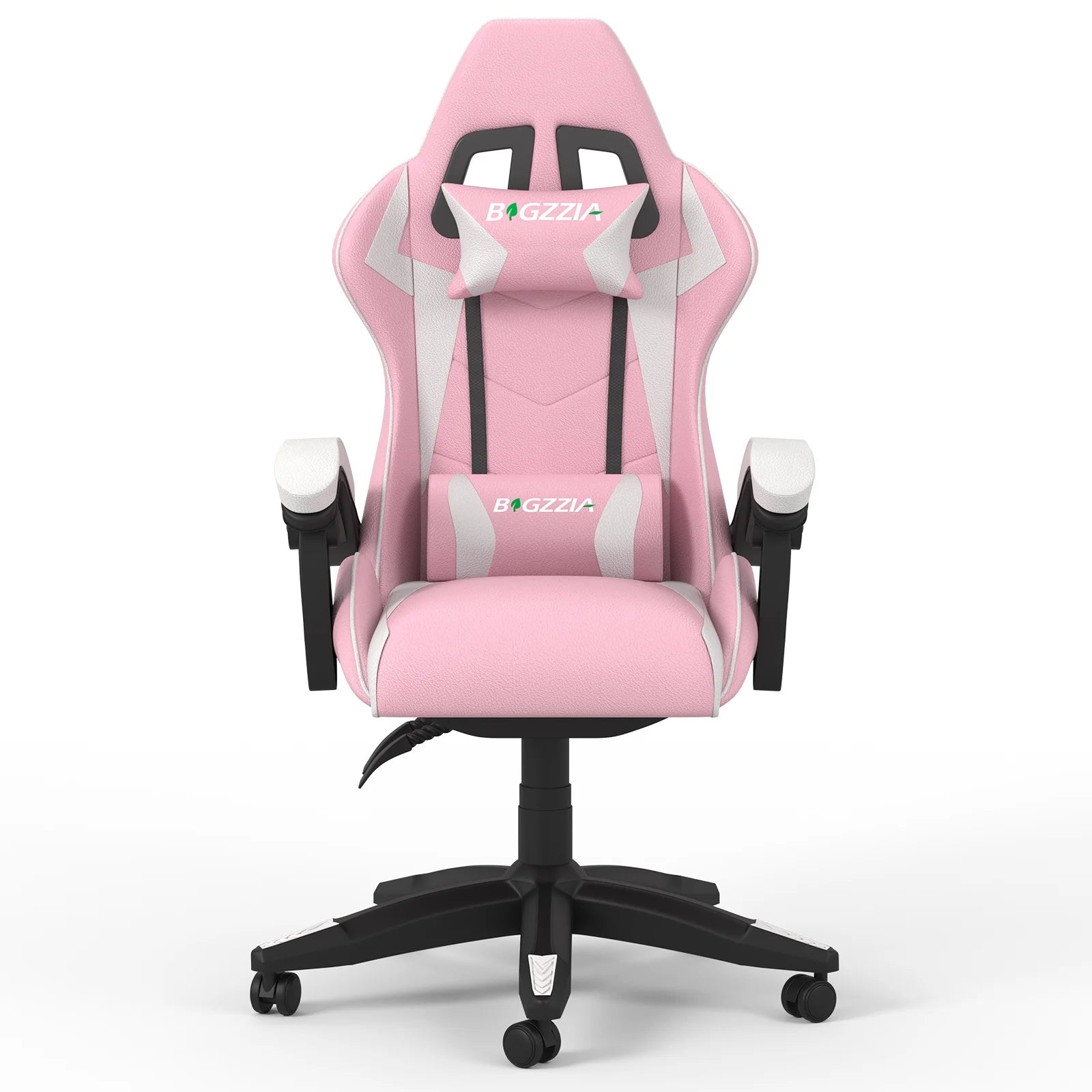 High-Back Gaming Chair PC Office Chair Computer Racing Chair PU Desk Task Chair Ergonomic Executive Swivel Rolling Chair with Lumbar Support for Back Pain Women, Men (Pink)