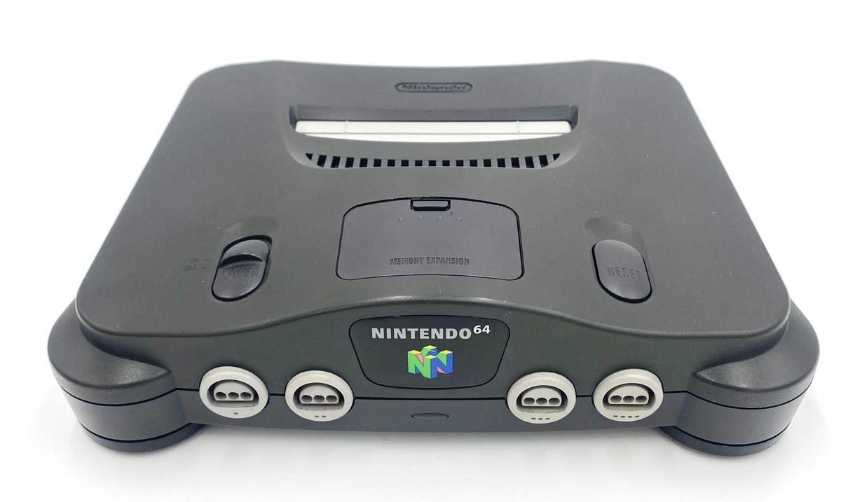 Authentic N64 Console Nintendo 64 Console + up to 4 Controllers + Cords N64 Console