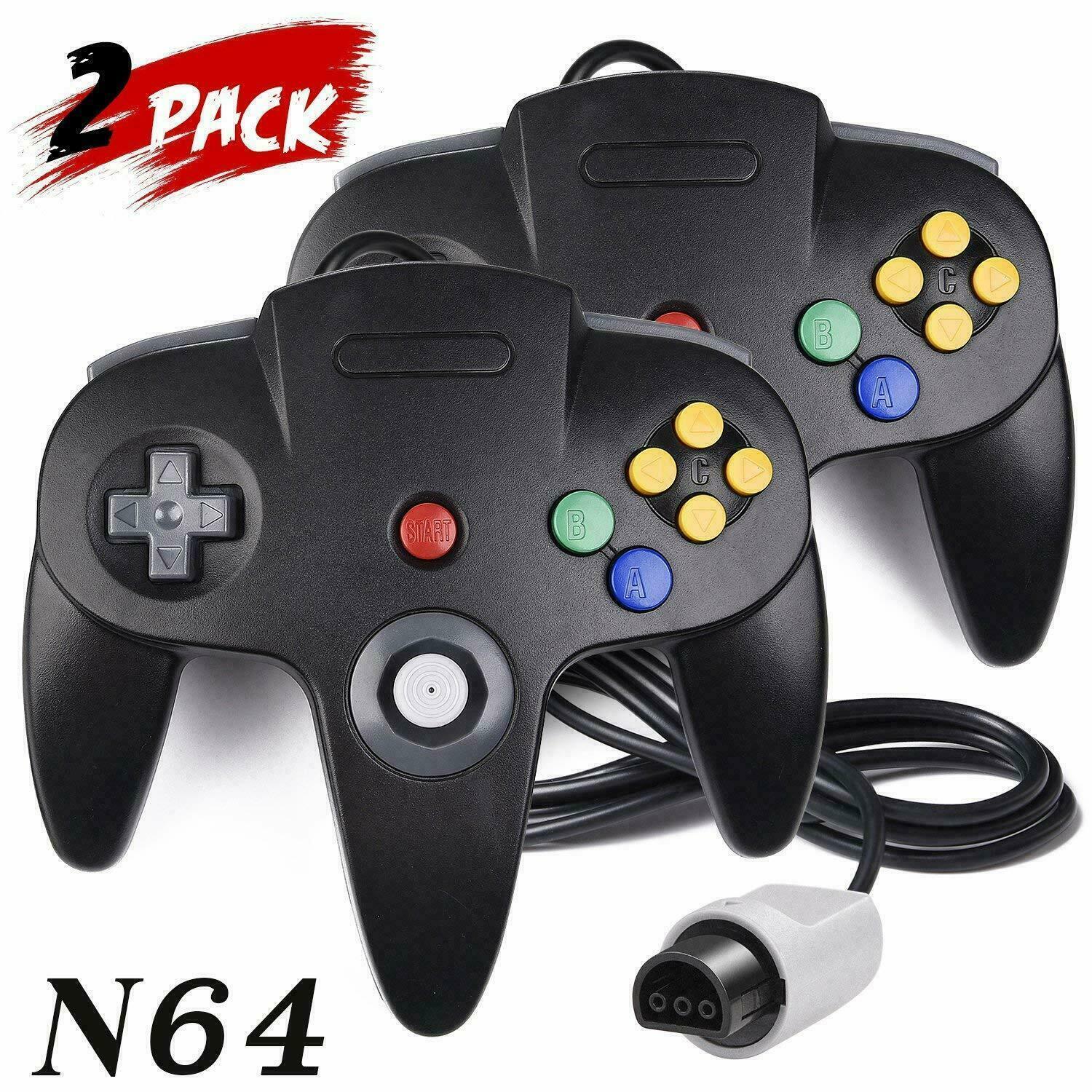 Wired N64 Controller Various Colors Gamepad Remote for Nintendo 64 N64 Console
