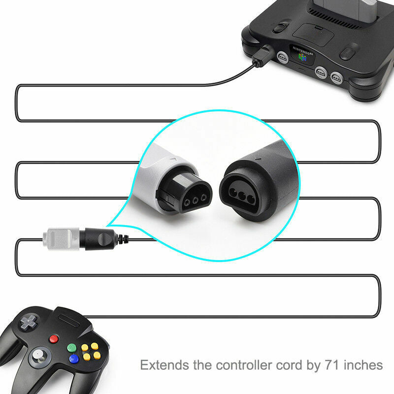 Wired N64 Controller Various Colors Gamepad Remote for Nintendo 64 N64 Console