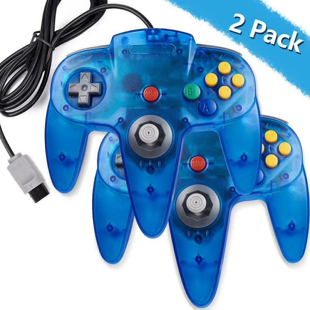 Wired N64 Controller Various Colors Gamepad Remote for Nintendo 64 N64 Console