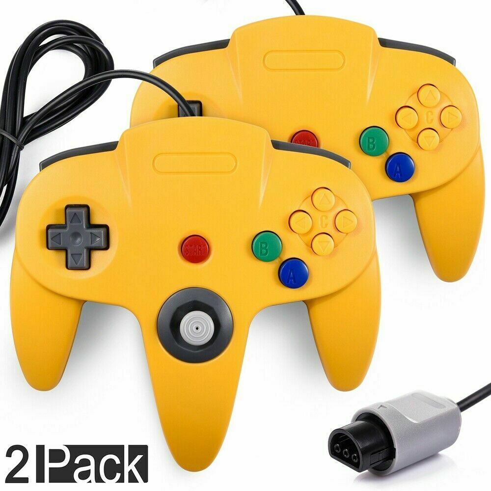 Wired N64 Controller Various Colors Gamepad Remote for Nintendo 64 N64 Console